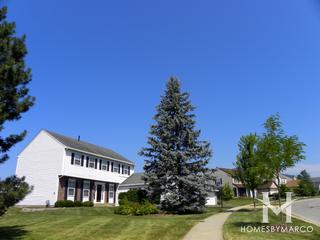 Surrey Meadows subdivision in Streamwood, IL