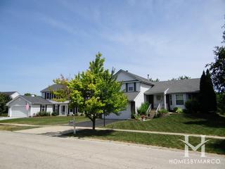 Whispering Ponds subdivision in Streamwood, IL