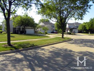 Suncrest subdivision in Streamwood, IL