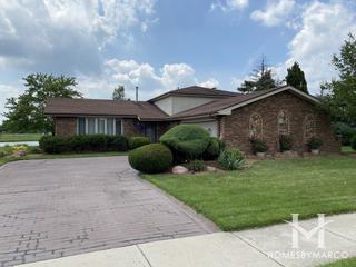 Evergreen View subdivision in Orland Park, IL