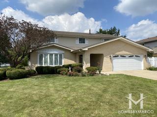 Evergreen View subdivision in Orland Park, IL