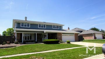 Pinewood East subdivision in Orland Park, IL