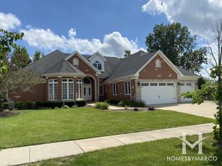 Hunter Point Estates subdivision in Orland Park, IL