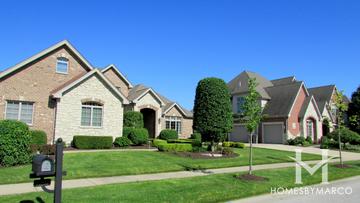 Bunratty Estates subdivision in Orland Park, IL