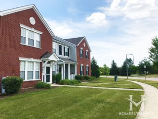 Springbrook Townhomes subdivision in Oswego, IL
