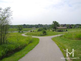 Crescentwood subdivision in Palatine, IL
