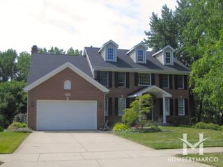 Crescentwood subdivision in Palatine, IL