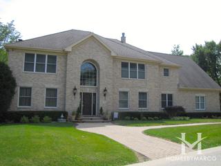Crescentwood subdivision in Palatine, IL