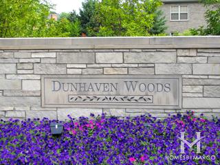 Dunhaven Woods subdivision in Palatine, IL