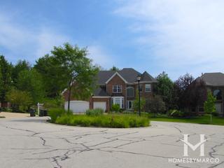 Dunhaven Woods subdivision in Palatine, IL