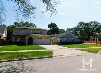 Southwest Woods subdivision in Park Ridge, IL