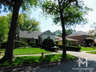 Southwest Woods subdivision in Park Ridge, IL