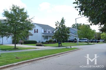 Riverbrook Estates subdivision in Plainfield, IL