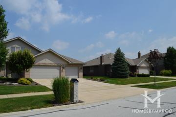Fairfield Glen subdivision in Tinley Park, IL