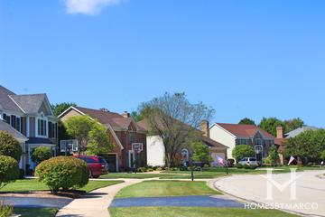 Danada North subdivision in Wheaton, IL