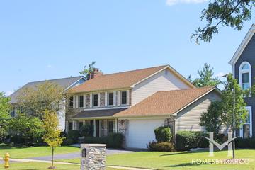 Danada North subdivision in Wheaton, IL