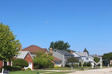 Danada North subdivision in Wheaton, IL