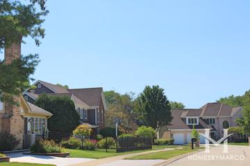 Danada East subdivision in Wheaton, IL