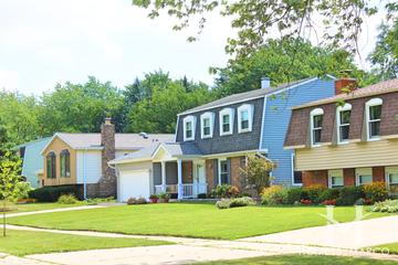 Wheaton Estates subdivision in Wheaton, IL