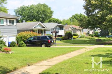 Wheaton Estates subdivision in Wheaton, IL