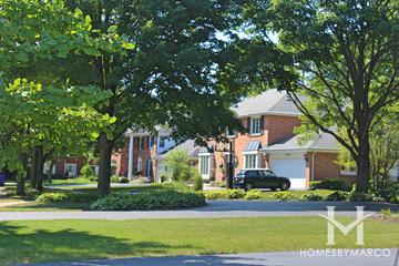 Farnham subdivision in Wheaton, IL