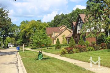 St Francis Woods subdivision in Wheaton, IL
