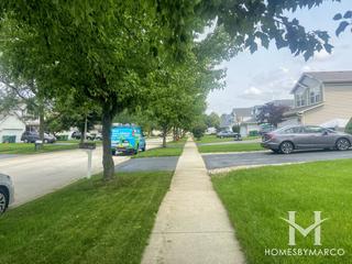 Sunset Ridge subdivision in Plainfield, IL