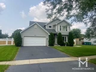 Sunset Ridge subdivision in Plainfield, IL