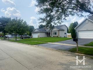 Sunset Ridge subdivision in Plainfield, IL