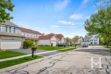 Weslake subdivision in Romeoville, IL