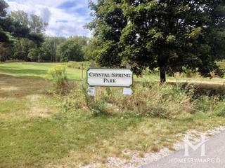 Fox River Crystal Spring subdivision in South Elgin, IL