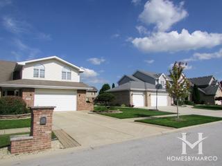 Radcliffe Place subdivision in Tinley Park, IL