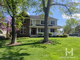 Garfield Court subdivision in Winfield, IL