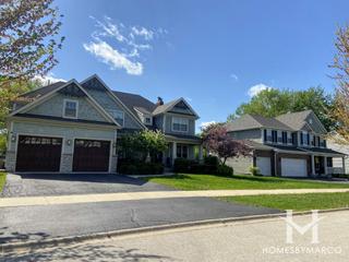 Garfield Court subdivision in Winfield, IL