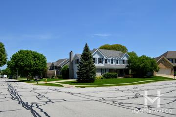 James Place subdivision in Wheaton, IL