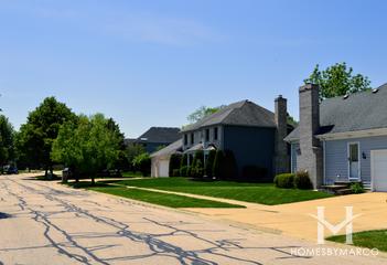 James Place subdivision in Wheaton, IL