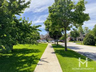 Rosehill Estates subdivision in Westmont, IL