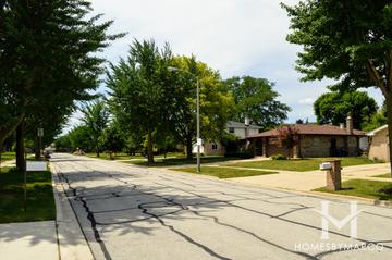 Regency Grove subdivision in Downers Grove, IL