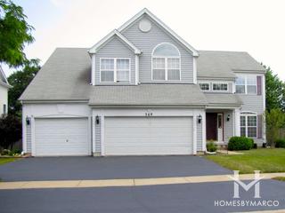 Kingsport Woods subdivision in Gurnee, IL