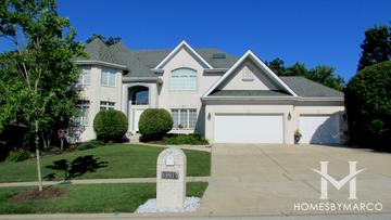 Persimmon subdivision in Orland Park, IL