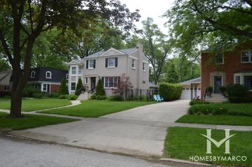 Chesterfield Heights subdivision in Glen Ellyn, IL