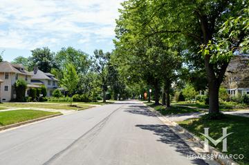 Prince Pond subdivision in Downers Grove, IL