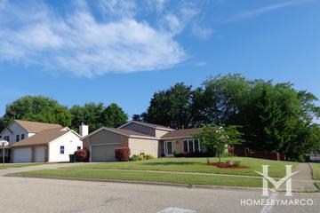 Brittany Heights subdivision in McHenry, IL