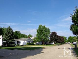 Brittany Heights subdivision in McHenry, IL