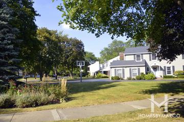 St Stephens Green subdivision in Northbrook, IL