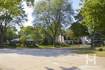 St Stephens Green subdivision in Northbrook, IL