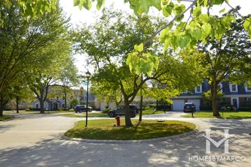 St Stephens Green subdivision in Northbrook, IL