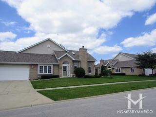 Stonebrooke Villas subdivision in Tinley Park, IL