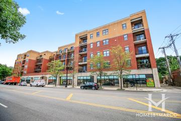 Logan View building in the Logan Square neighborhood of Chicago, IL
