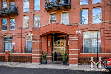 River Bank Lofts building in the River North neighborhood of Chicago, IL